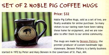 Noble Pig Coffee Mugs 