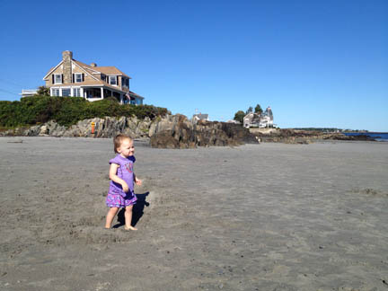 Elosie on the beach 