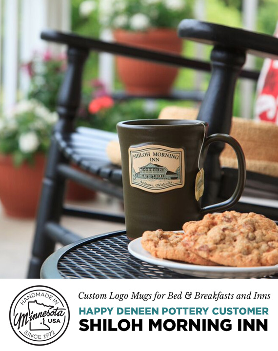 Shiloh Morning Inn - Custom Logo Mugs for Bed and Breakfasts, Inns and marketing ideas for Bed and Breakfasts