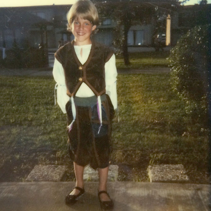 Young Niles Deneen in costume 