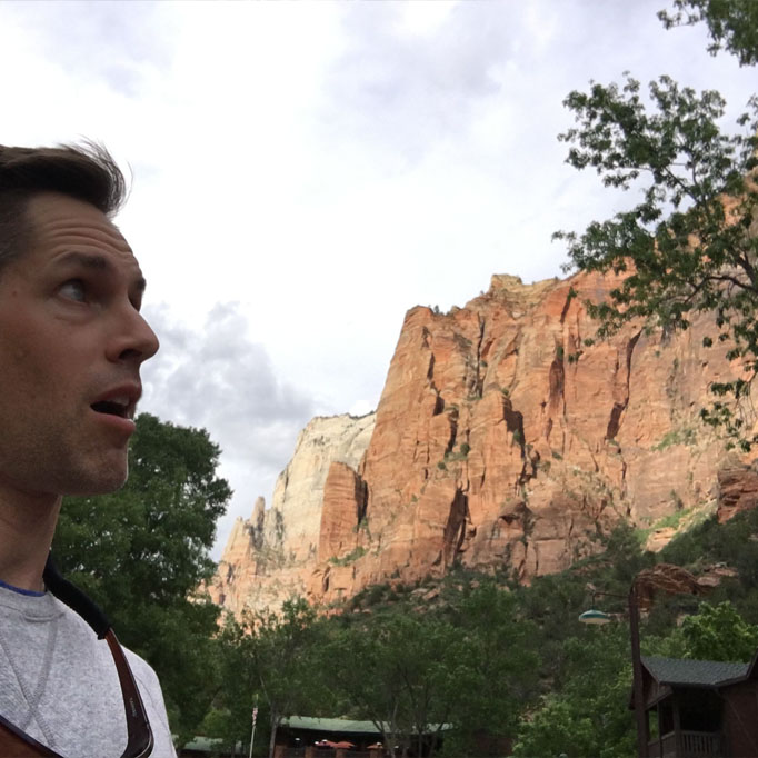 Niles at Zion national park 