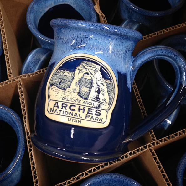 Deneen Pottery Arches Mugs 