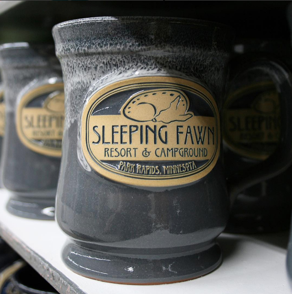 Deneen Pottery Sleeping Fawn