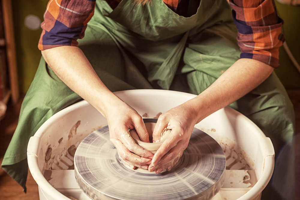 Pottery, Potter, Portrait