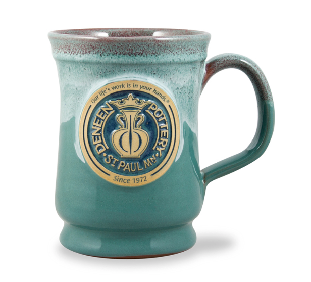 TN mug I love TN mug mint coffee mug made in North Carolina Tennessee mug Pottery mug mint green mug state pride mug heart coffee mug
