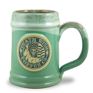 Death Wish Coffe Co. <a class='qbutton' href='https://deneenpottery.com/mug-styles/straight-tankard/'>View More Details</a>