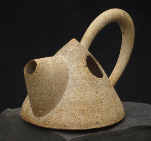 70s Studio Pottery Pastel Glaze Teapot. Rare Phil Docken Deneen