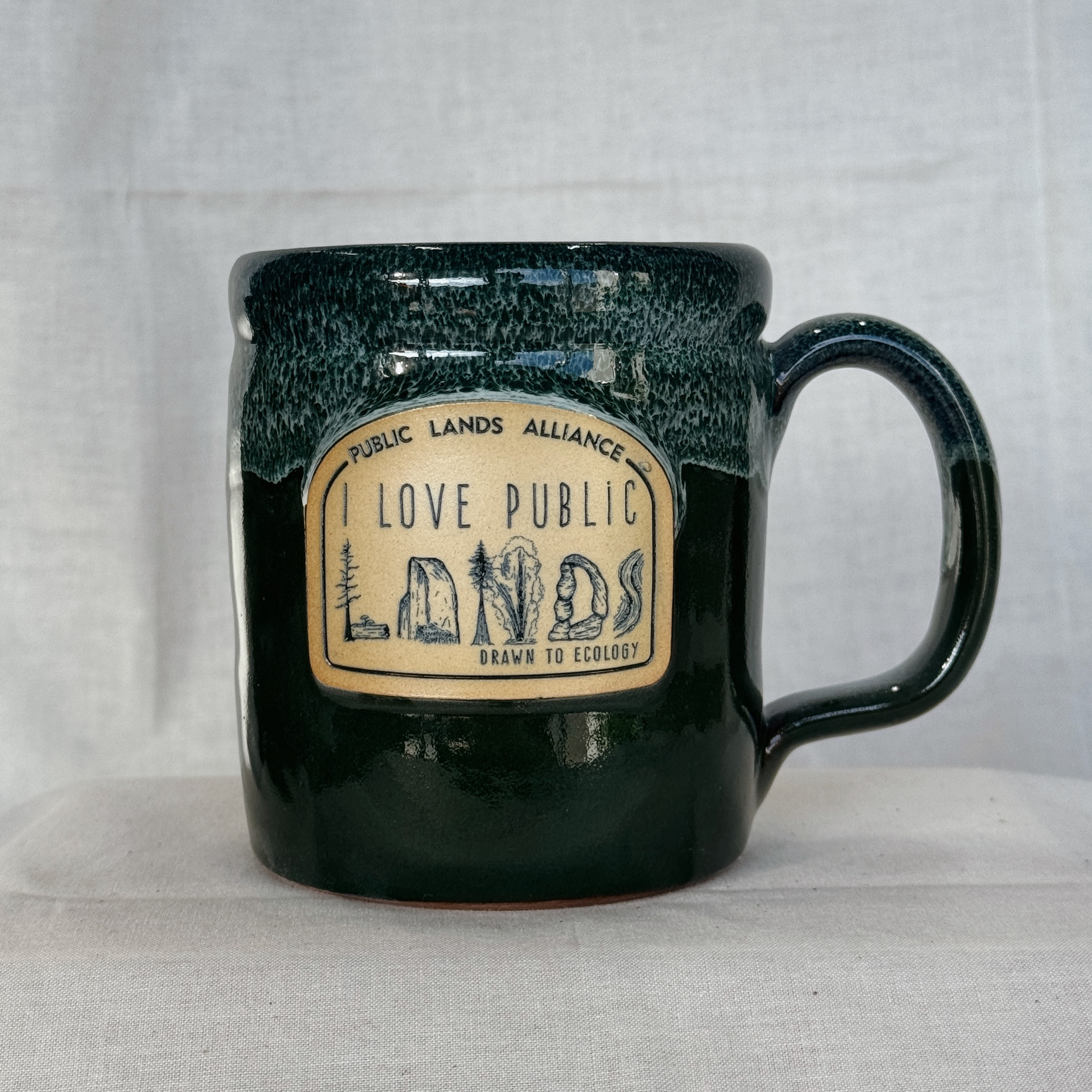 Forest green camper mug 