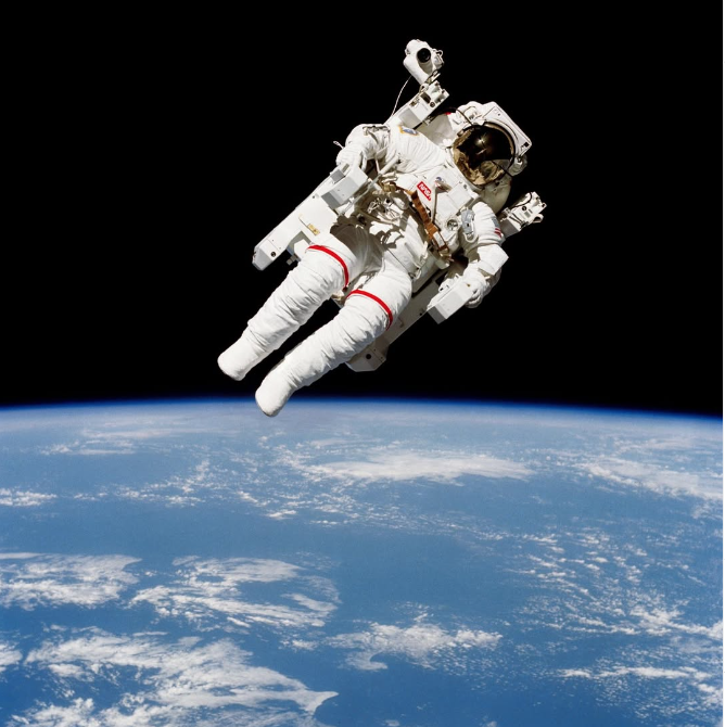 Astronaut in space