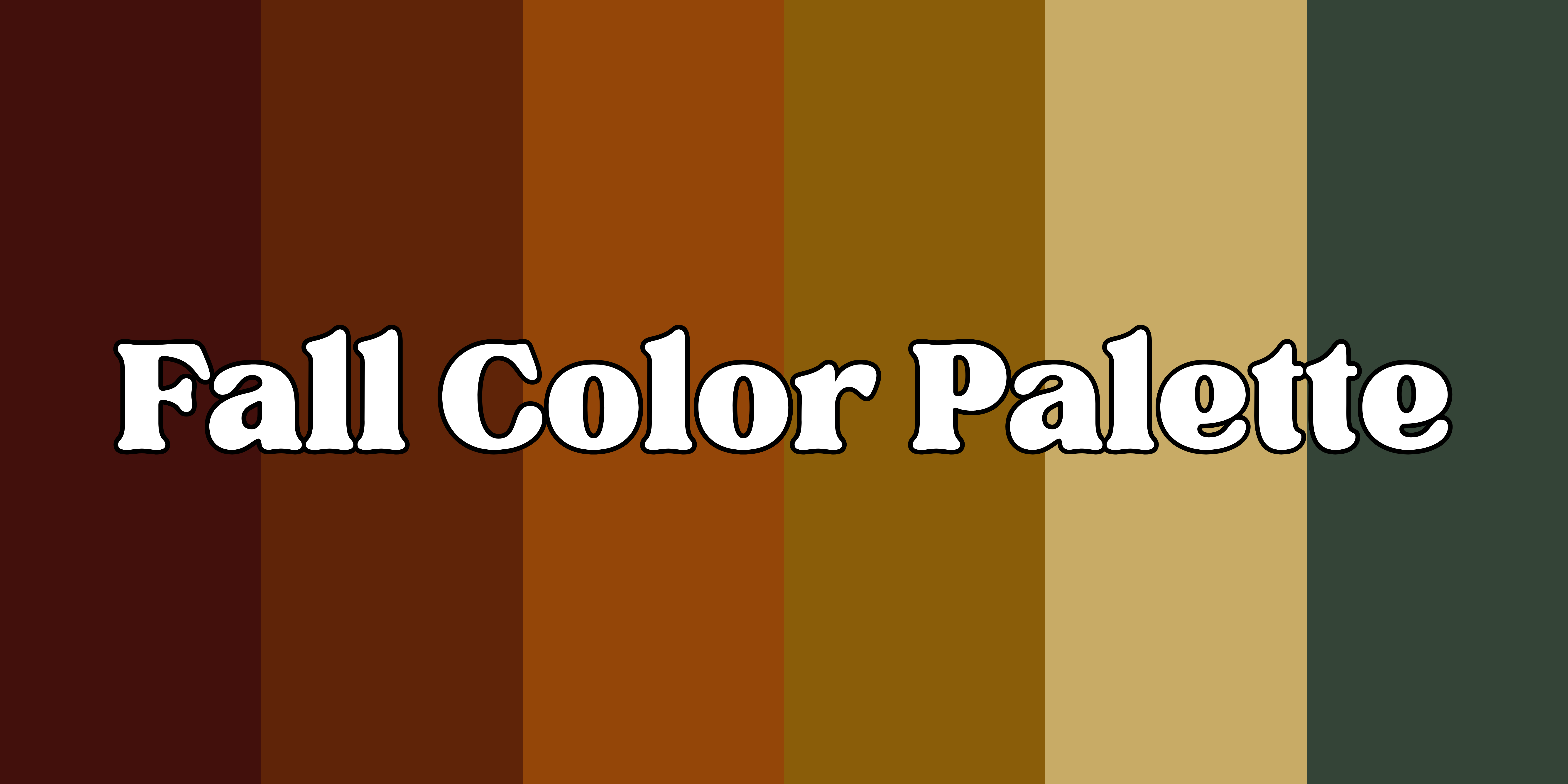 fall color palette