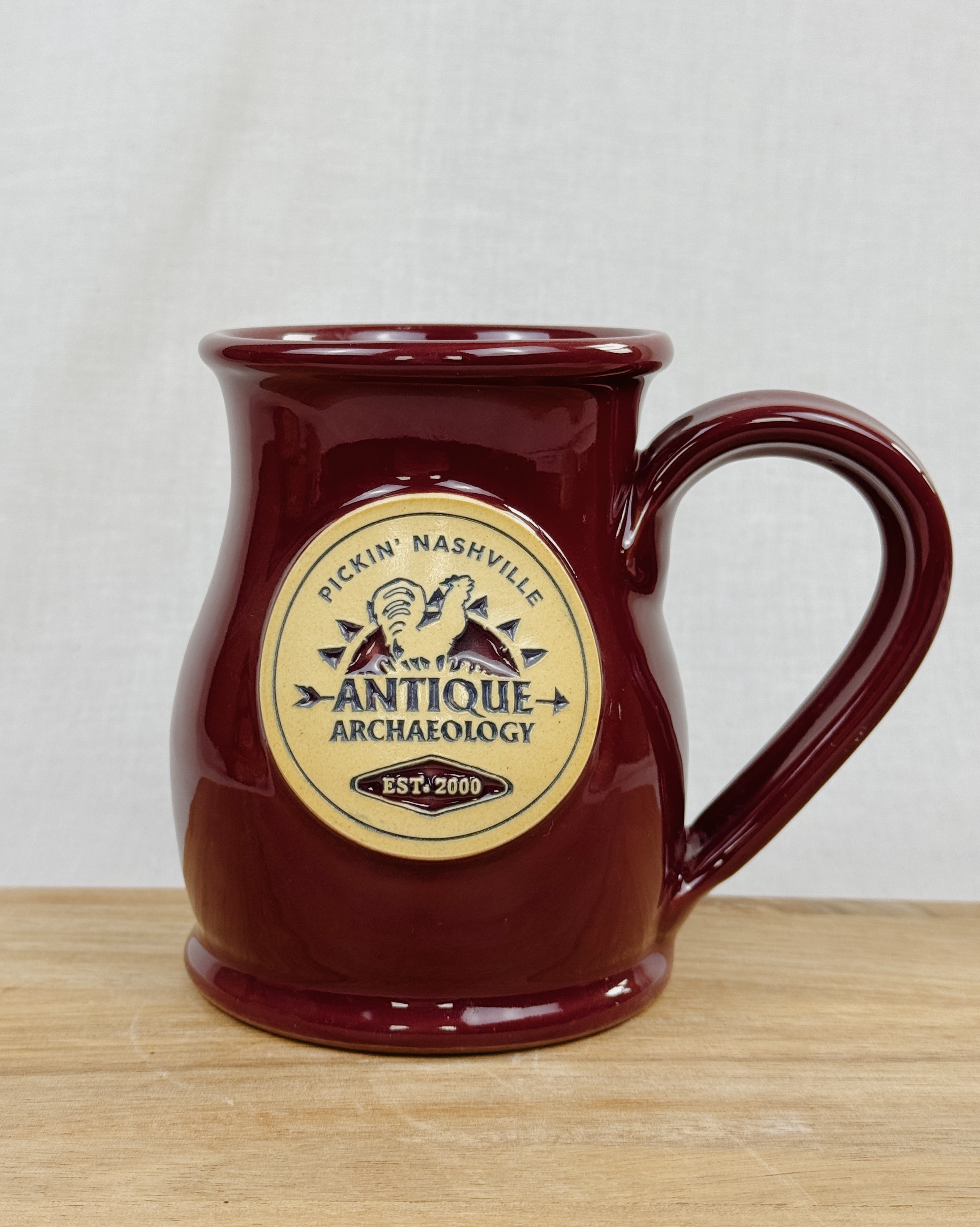 Burgundy mug