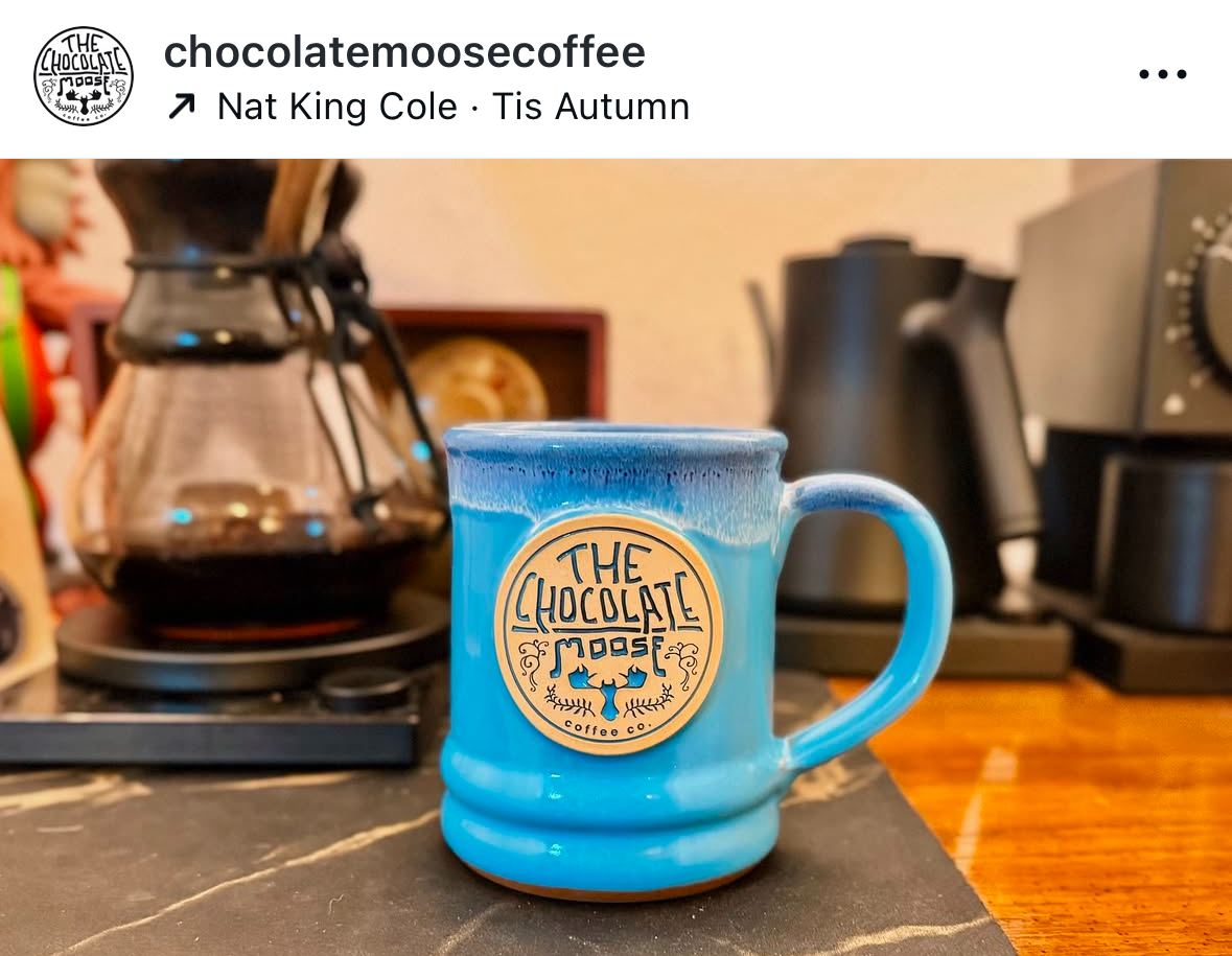 Chocolate moose coffee ramsey mug