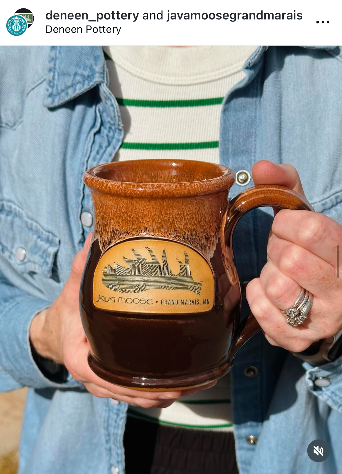 Java moose Tall belly mug