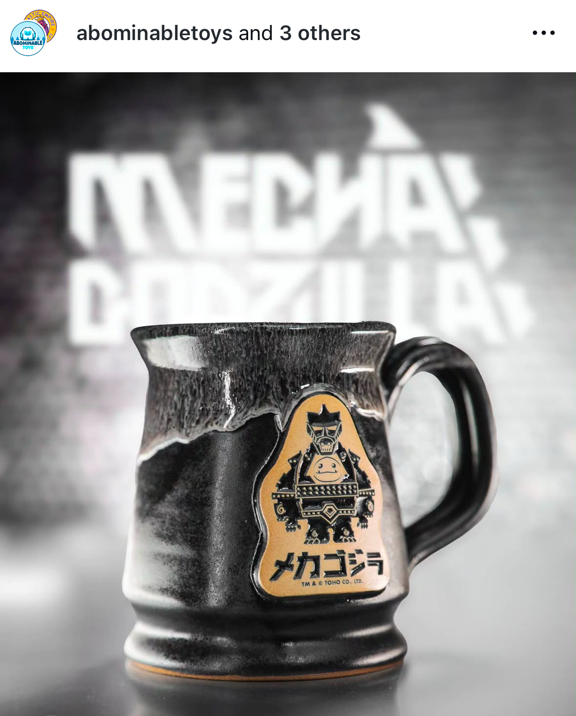 abominable toys footed mug